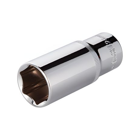 Головка шестигранна подовжена 1/2", 24×78 мм, Cr-V, STORM INTERTOOL ET-0124