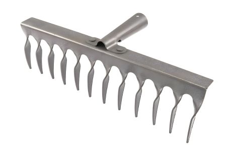 Металлические грабли крученые ГУ-12 12 зубов 355х105 мм MASTERTOOL 14-6293