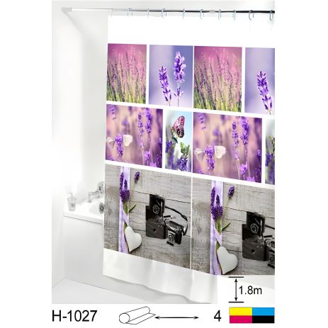 Силиконовая ванная комната кремний 180x180 см фото Кортина 81007 водоотталкивающая