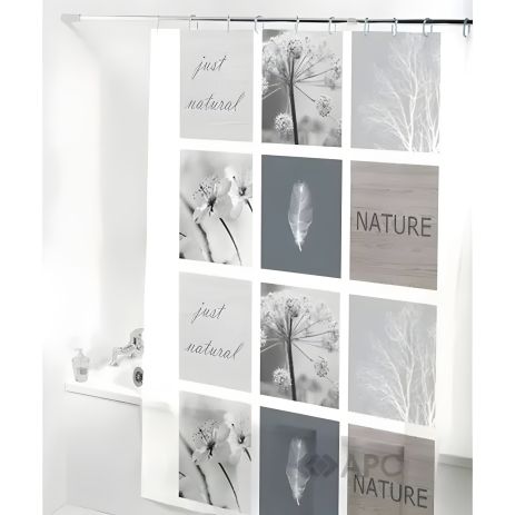 Шторка для ванної силіконова 180x180 см Nature Cortina Шторка для ванної силіконова 180x180 см Nature Cortina