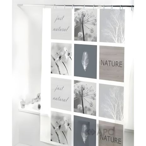 Силіконова шторка для ванної 180x180 см Nature Cortina 81069