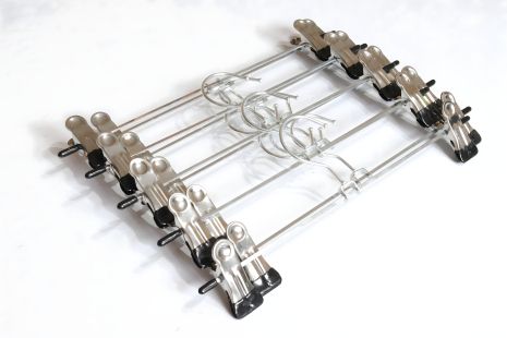 Набор металлических плечиков для брюк и юбок, 10 шт, 35 см