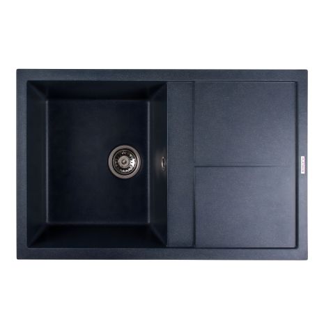 Гранітна кухонна мийка VALESO SELENA 7950 матова в Антрациті