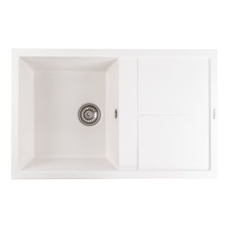 Гранітна мийка для кухні Platinum 7950 Selena матова Білосніжна Гранітна мийка для кухні Platinum 7950 Selena матова Білосніжна