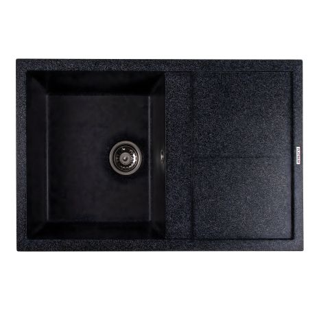 Гранітна кухонна мийка VALESO SELENA 7950 матова Графіт