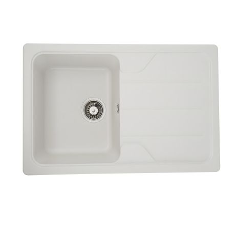 Гранитная мойка для кухни Platinum 7850 CAMELIA глянец Белоснежная Гранитная мойка для кухни Platinum 7850 CAMELIA глянец Белоснежная