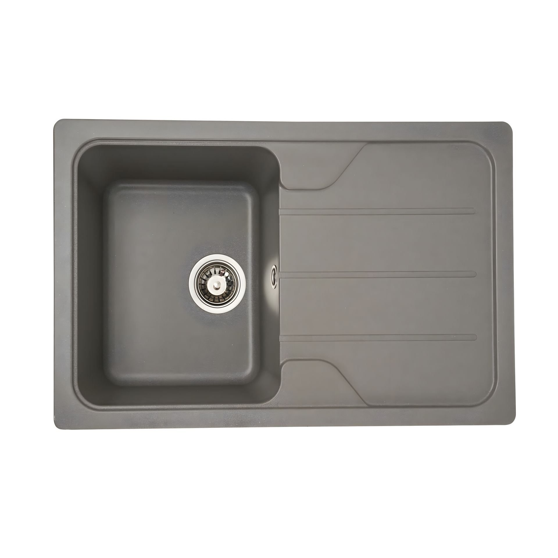 Гранитная мойка для кухни Platinum 7850 CAMELIA глянец Серый муссон Гранитная мойка для кухни Platinum 7850 CAMELIA глянец Серый муссон