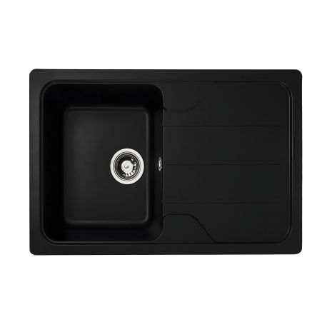 Гранитная мойка для кухни Platinum 7850 CAMELIA глянец Черная Гранитная мойка для кухни Platinum 7850 CAMELIA глянец Черная