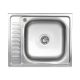 Кухонна мийка з нержавіючої сталі Valeso, модель САТИН 6050 R (0,7/160 мм) Кухонна мийка з нержавіючої сталі Valeso, модель САТИН 6050 R (0,7/160 мм)