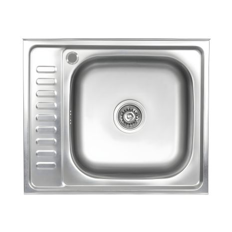 Кухонная мойка из нержавеющей стали Platinum САТИН 6050 R (0,7/160 мм)