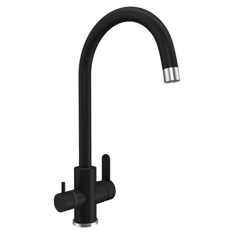Смеситель кухонный Platinum 9A NESP (8204) Черный
