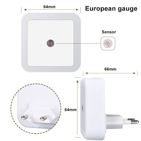 Нічник LED Sirius TL-9029 білий Нічник LED Sirius TL-9029 білий