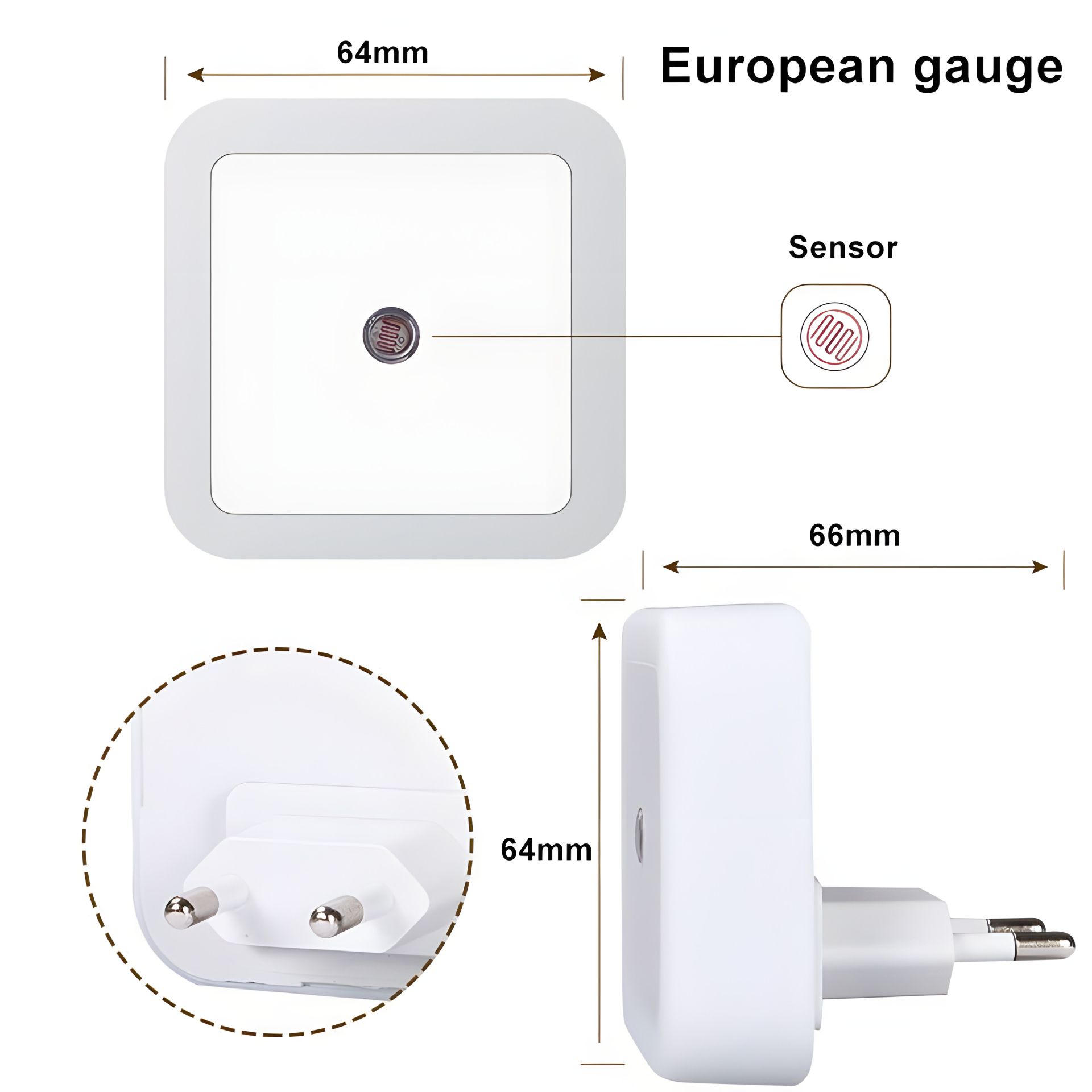 Белый ночник LED Sirius TL-9029 Белый ночник LED Sirius TL-9029