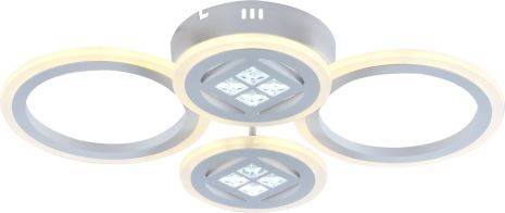 Люстра светодиодная акриловая Sirius LI8860/4A WH (92W)