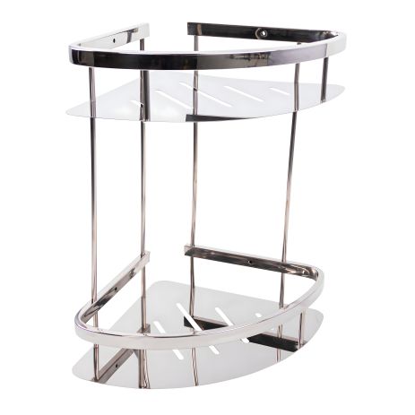 Полиця в платині 2203-2b-9 Гб ванна кімната для 2 ярусів (полірована сус 304) Полиця в платині 2203-2b-9 Гб ванна кімната для 2 ярусів (полірована сус 304)