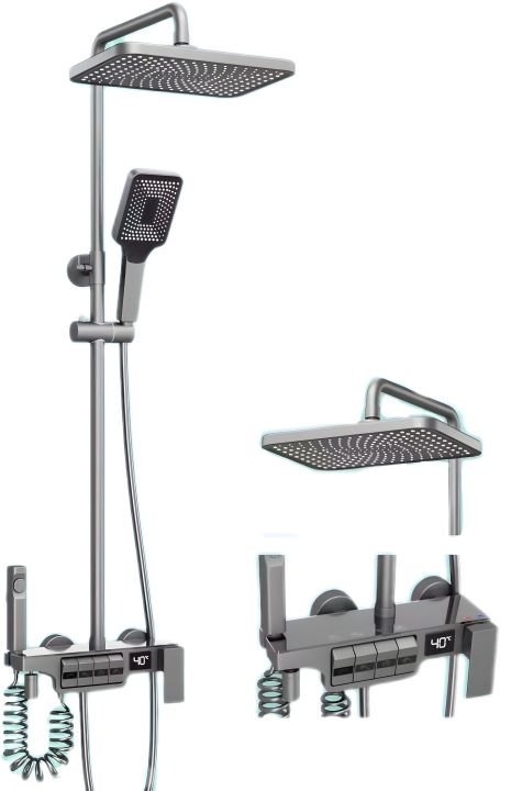 Душова колона Platinum з індикатором температури 1634 Душова колона Platinum з індикатором температури 1634