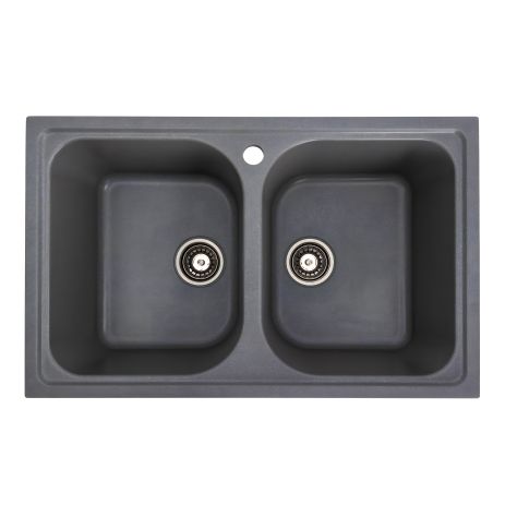 Гранитная мойка для кухни Platinum 7950 Equatoria матовый Серый муссон Гранитная мойка для кухни Platinum 7950 Equatoria матовый Серый муссон