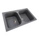 Кухонна мийка гранітна VALESO 7950 Equatoria матовий Сірий мусон