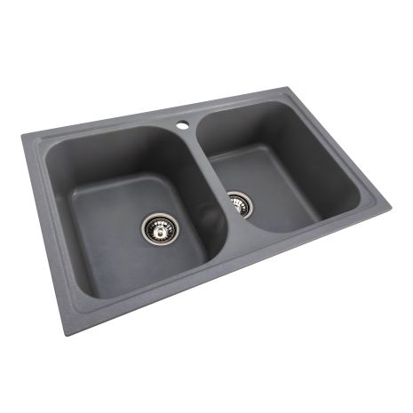 Кухонна мийка гранітна VALESO 7950 Equatoria матовий Сірий мусон Кухонна мийка гранітна VALESO 7950 Equatoria матовий Сірий мусон