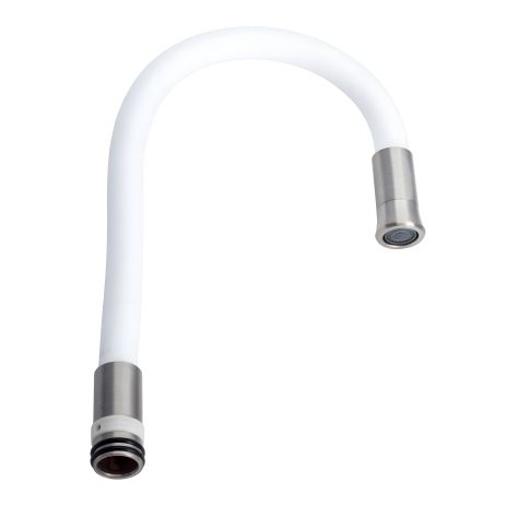 Гнучкий вилив до змішувача (білий) KT91