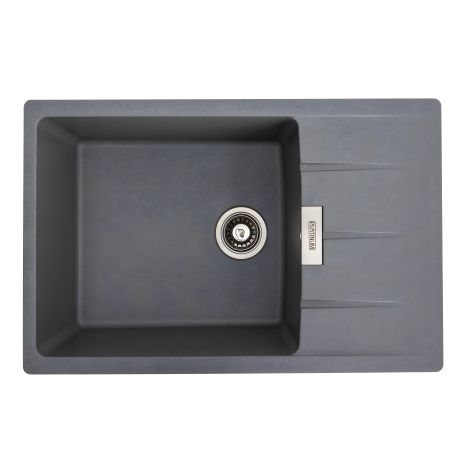 Гранитная мойка VALESO ROMA 7850, матовая, цвет Серый муссон