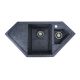 Гранітна кухонна мийка VALESO 9950 PANDORA графітове покриття