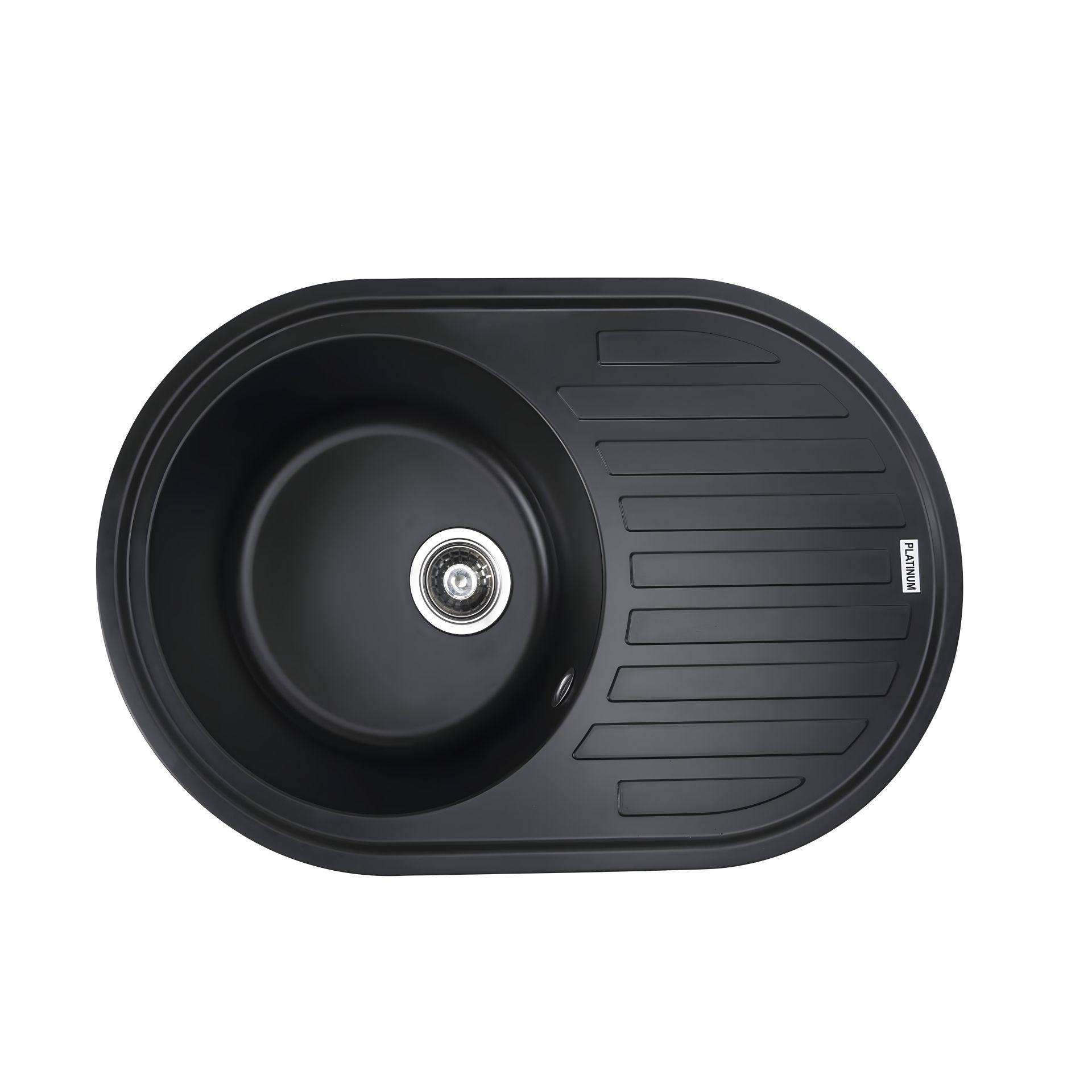 Гранітна мийка до кухні VALESO LIRA 7750 матова Чорна Гранітна мийка до кухні VALESO LIRA 7750 матова Чорна