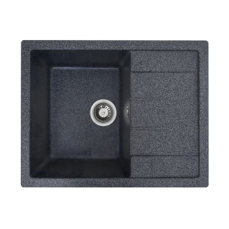 Гранітна мийка VALESO INTENSO 6550 матова для кухні, Графіт Гранітна мийка VALESO INTENSO 6550 матова для кухні, Графіт