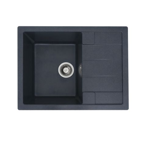 Гранітна мийка VALESO INTENSO 6550 для кухні, Антрацит, матова