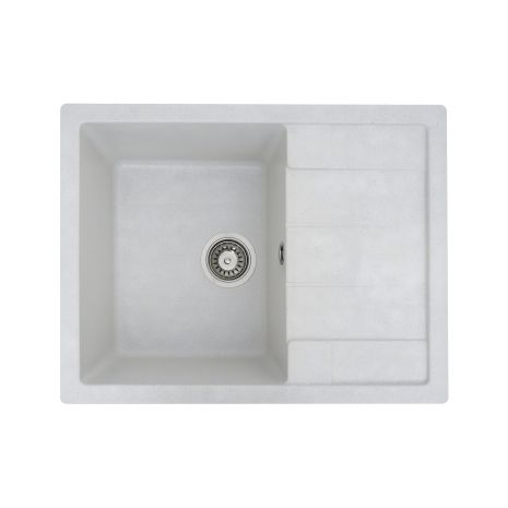 Кухонна мийка VALESO INTENSO 6550, матова біла в крапку Кухонна мийка VALESO INTENSO 6550, матова біла в крапку