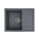 Гранитная кухонная мойка VALESO INTENSO 6550 матовая Серый муссон