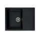 Гранитная кухонная мойка VALESO INTENSO 6550 матовая Черная