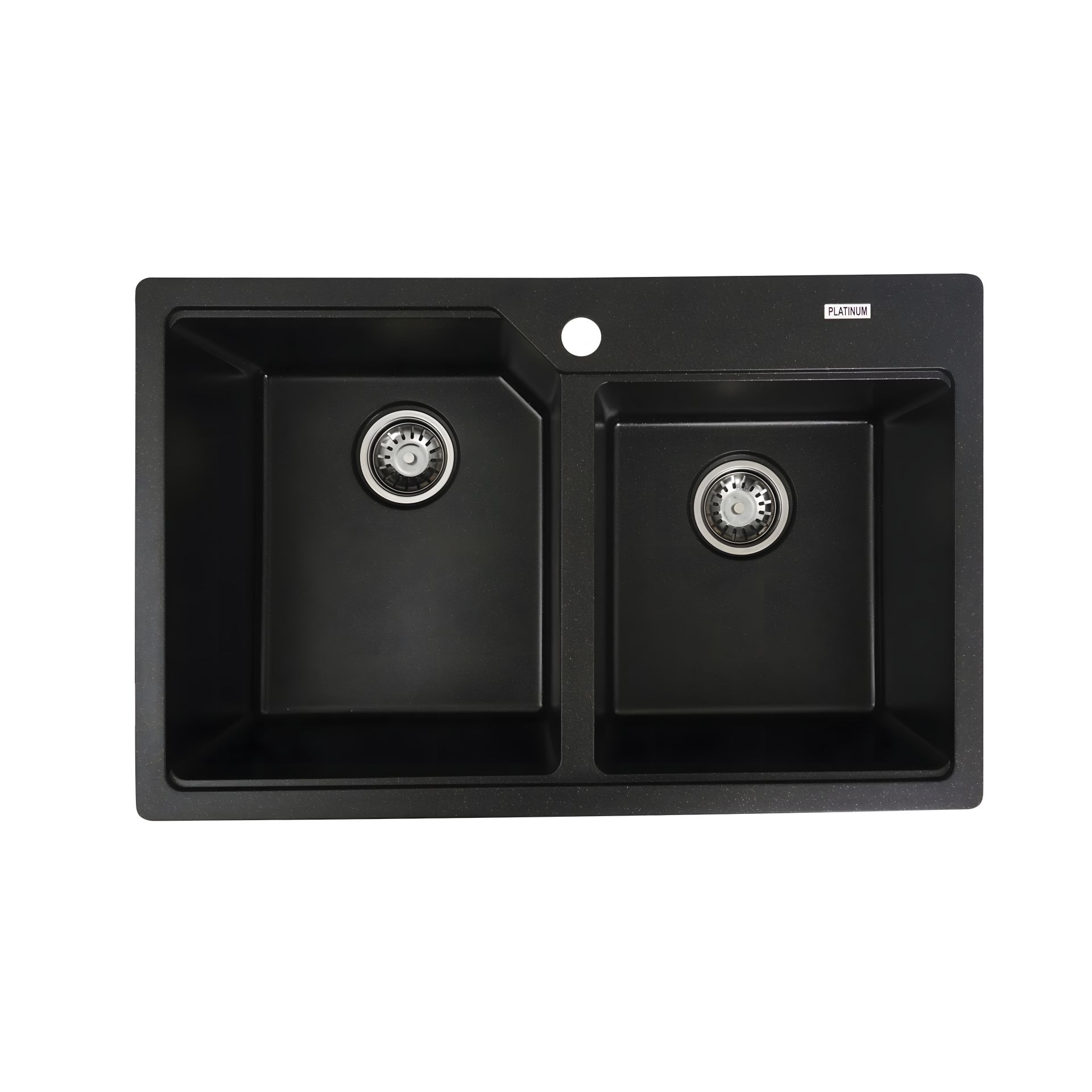 Гранитная мойка VALESO HARMONY 7850 матовая Черный металлик Гранитная мойка VALESO HARMONY 7850 матовая Черный металлик