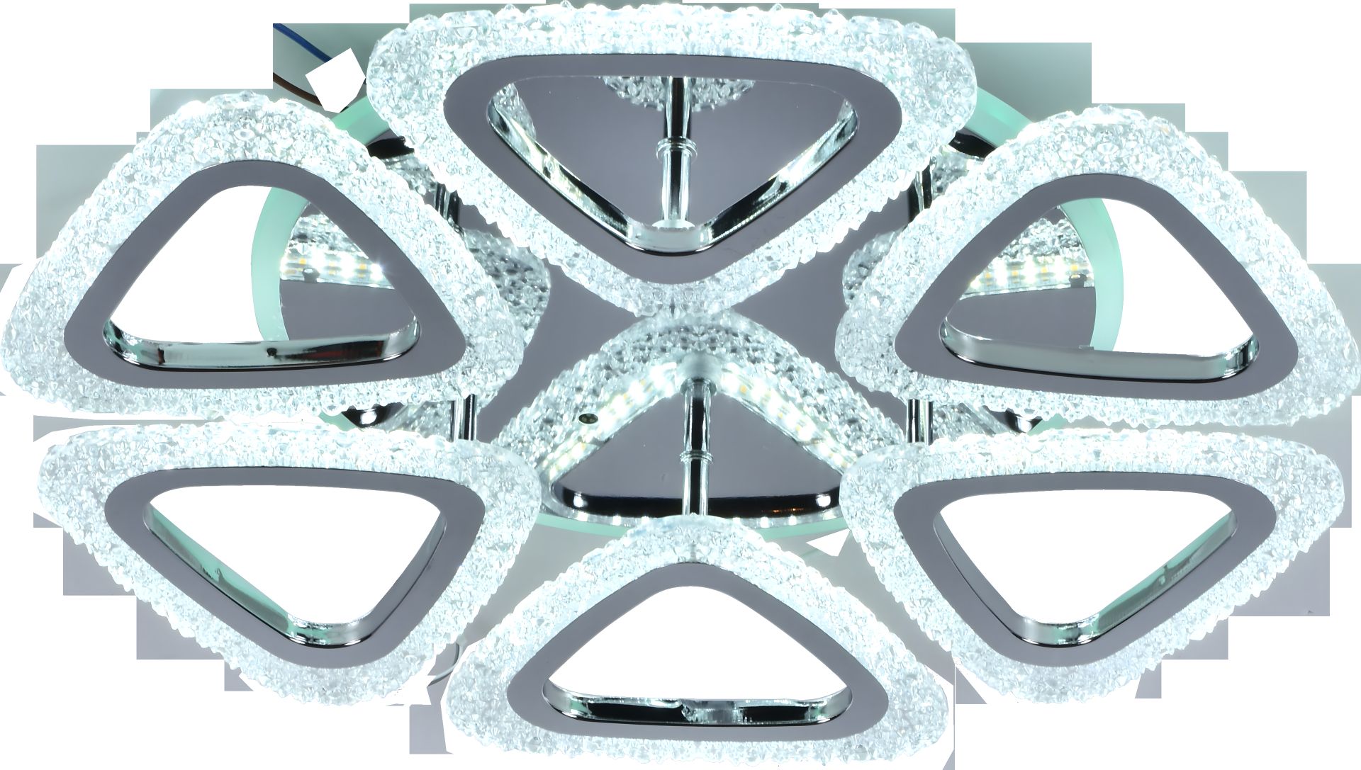 Люстра светодиодная Sirius LI8406/6B CR (RGB) 72W+8W с акрилом Люстра светодиодная Sirius LI8406/6B CR (RGB) 72W+8W с акрилом