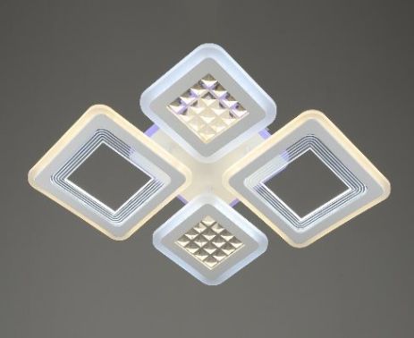 Люстра светодиодная акриловая Sirius B S2029/2+2 172W+16W Люстра светодиодная акриловая Sirius B S2029/2+2 172W+16W