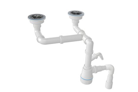 Двойной евросифон для гранита NOVA 1192 (1191-051) Двойной евросифон для гранита NOVA 1192 (1191-051)