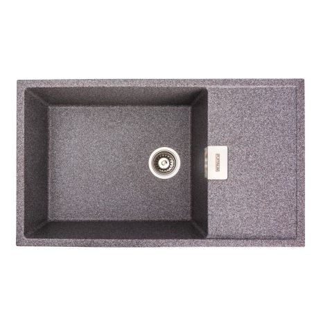 Гранитная кухонная мойка Platinum 8650 DIAMOND матовая (микс)