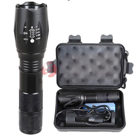 Ліхтар світлодіодний Sirius T6 (зі знімною батареєю та USB-кабелем) Ліхтар світлодіодний Sirius T6 (зі знімною батареєю та USB-кабелем)