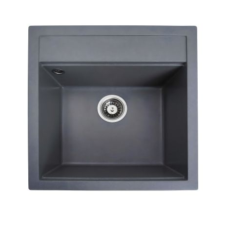 Кухонная гранитная мойка VALESO FIESTA 5149 матовая Серый муссон Кухонная гранитная мойка VALESO FIESTA 5149 матовая Серый муссон