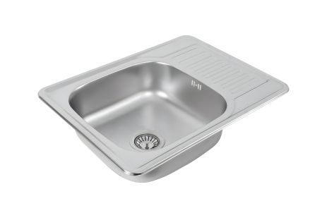 Мийка кухонна з нержавіючої сталі Valeso 6550 САТИН (0,8/180 мм)