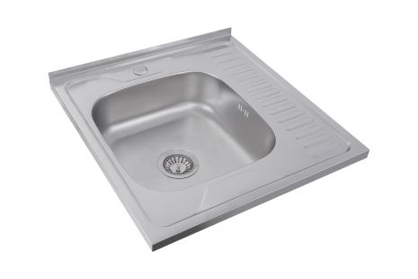 Кухонна мийка з нержавіючої сталі Valeso САТИН 6060 L (0,7/160 мм) Кухонна мийка з нержавіючої сталі Valeso САТИН 6060 L (0,7/160 мм)