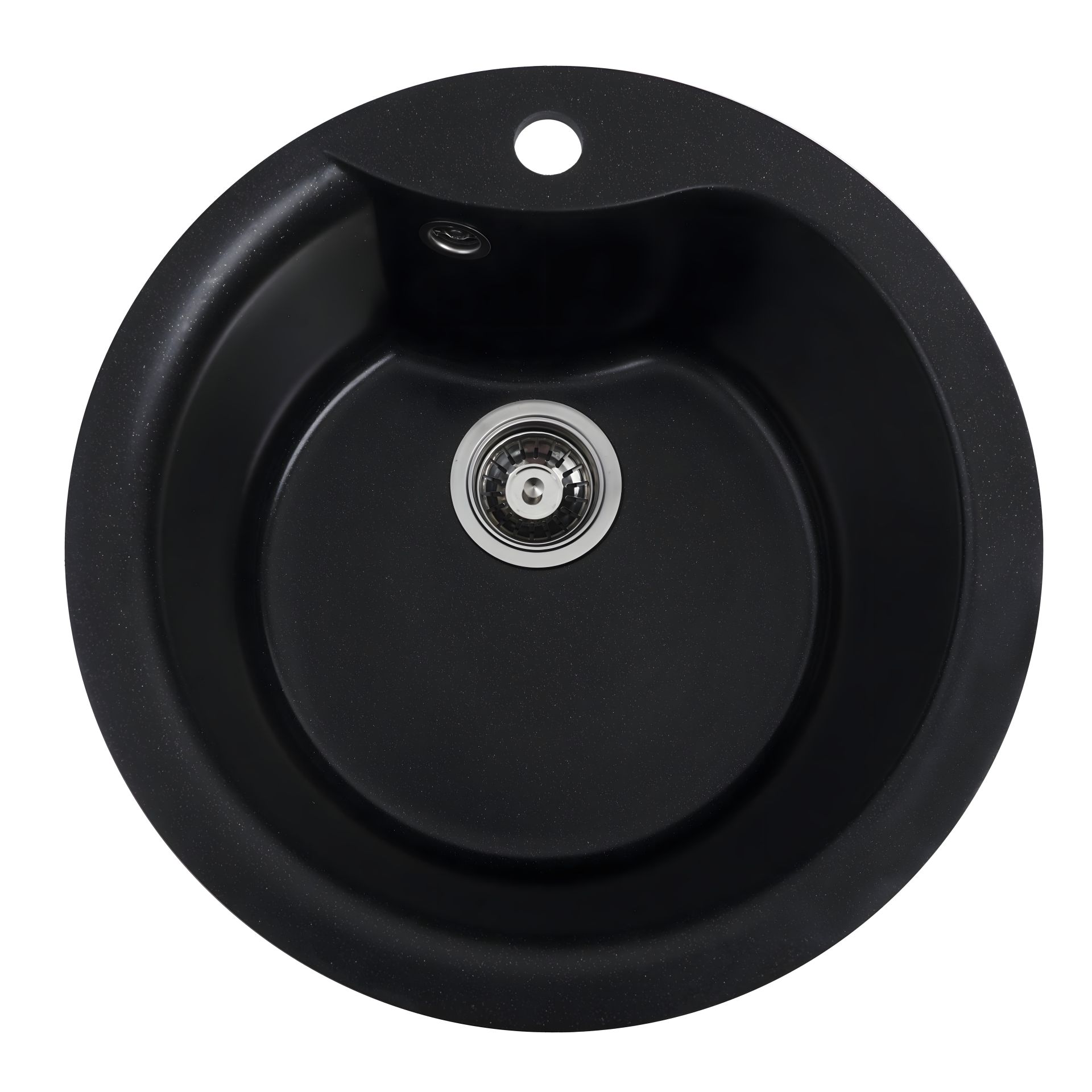 Кухонна гранітна мийка VALESO TURAS 480 матова Чорний металік Кухонна гранітна мийка VALESO TURAS 480 матова Чорний металік