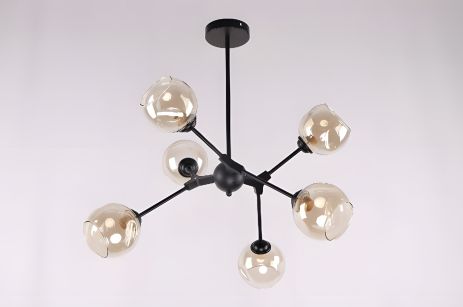 Подвесная люстра в стиле лофт Sirius C867-6 (на 6 лампочек) Подвесная люстра в стиле лофт Sirius C867-6 (на 6 лампочек)