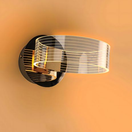 Настінна світлодіодна бра акрилова Sirius N 3705-1 GOLD 12W