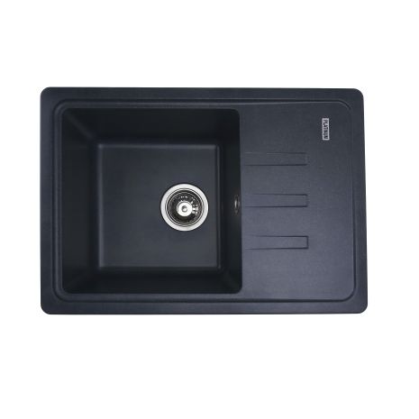 Кухонная гранитная мойка VALESO LIANA 6243, матовая Антрацит