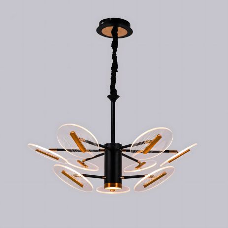 Світлодіодна люстра акрилова Sirius N 3713-B-6+3 (80W)