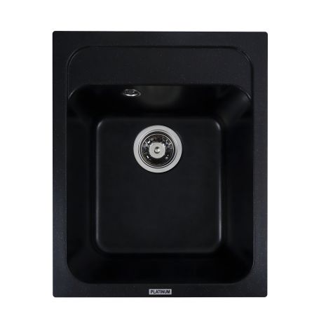 VALESO KORRADO гранітна мийка для кухні 4050 матова Чорний металік