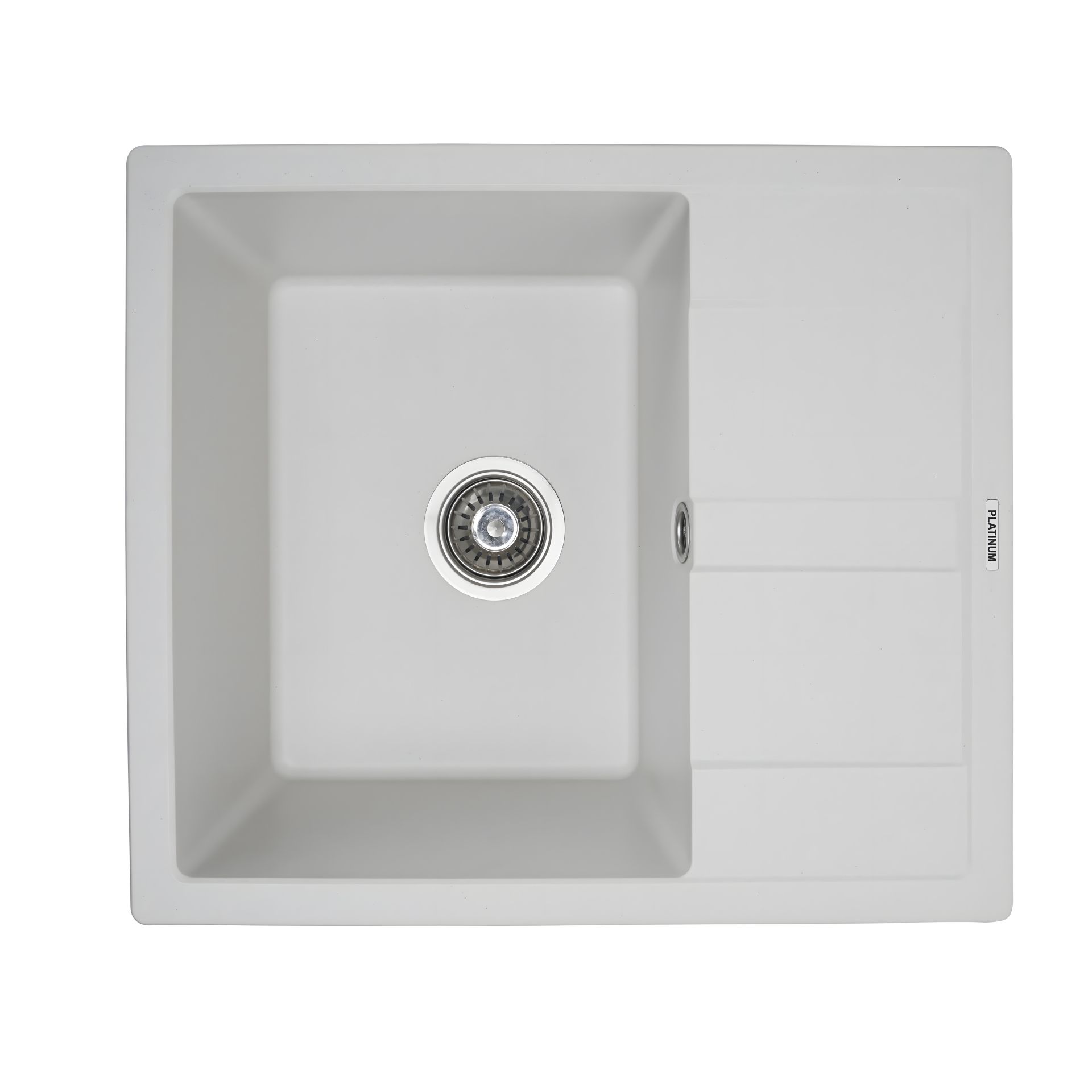 Мийка для кухні VALESO ARIA 5851 гранітна, матова, білосніжна Мийка для кухні VALESO ARIA 5851 гранітна, матова, білосніжна