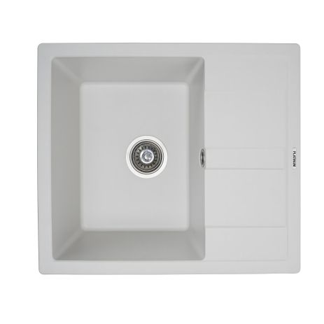 Кухонная гранитная мойка VALESO ARIA 5851 матовая Белоснежная Кухонная гранитная мойка VALESO ARIA 5851 матовая Белоснежная