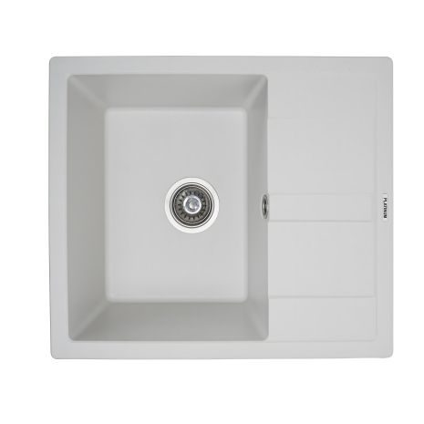 Кухонная гранитная мойка VALESO ARIA 5851 матовая Белоснежная